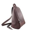 Unisex Handmade Deri Sırt Çantası - Kahverengi