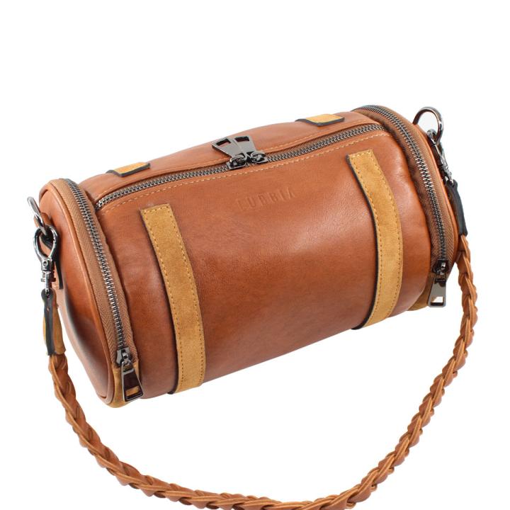 Lubbia Unisex Roll Çanta - Kabin Boy - Taba