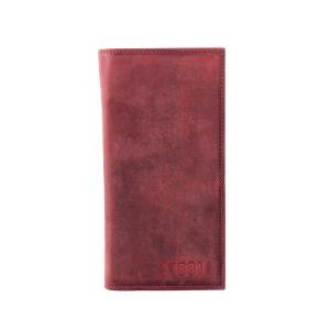 Erkek Bordo Süet Cüzdan Mıknatıslı