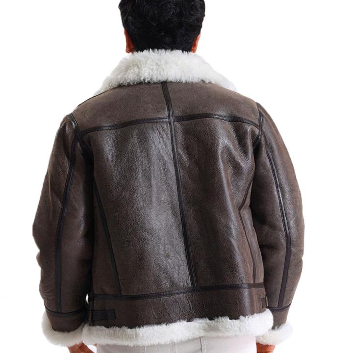Regor Erkek Kuzu Kürkü Slim Fit