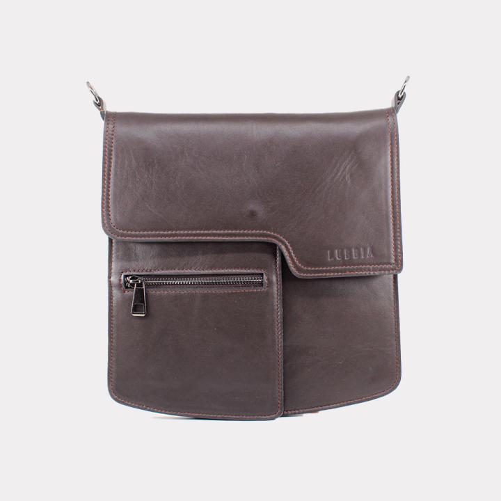 CubeBag Unisex Postacı Çantası Kahverengi