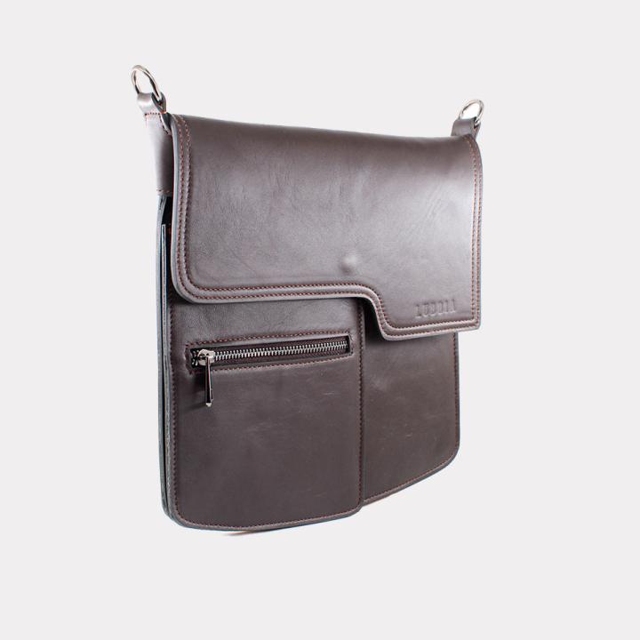 CubeBag Unisex Postacı Çantası Kahverengi