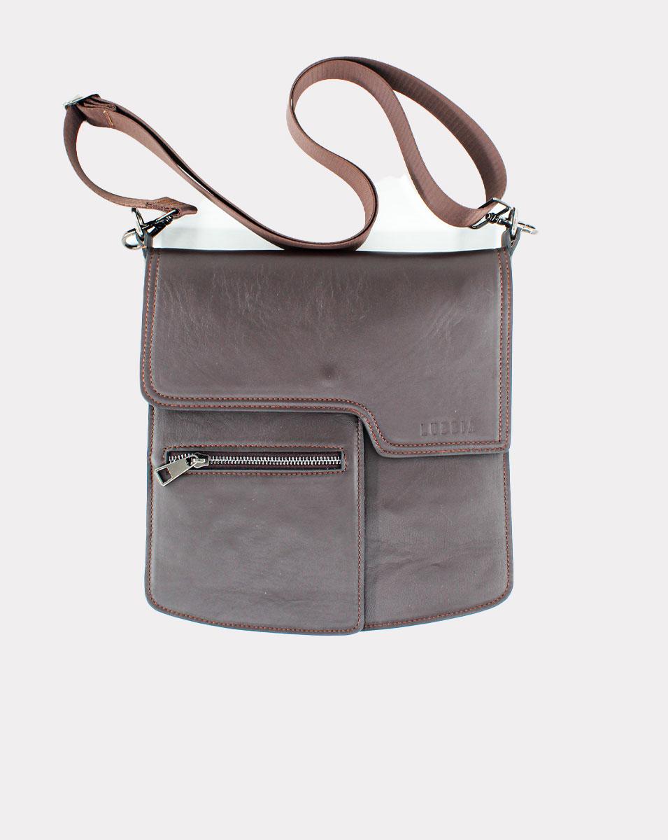 CubeBag Unisex Postacı Çantası Kahverengi