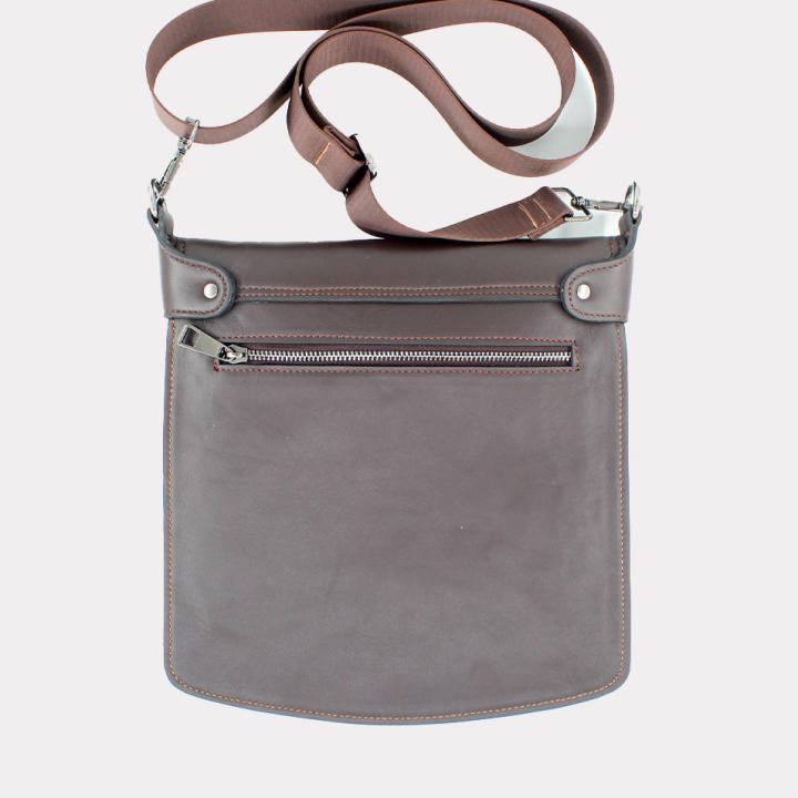 CubeBag Unisex Postacı Çantası Kahverengi