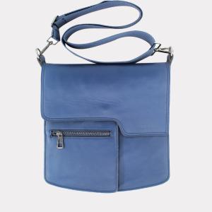 CubeBag Unisex Postacı Çantası Mavi