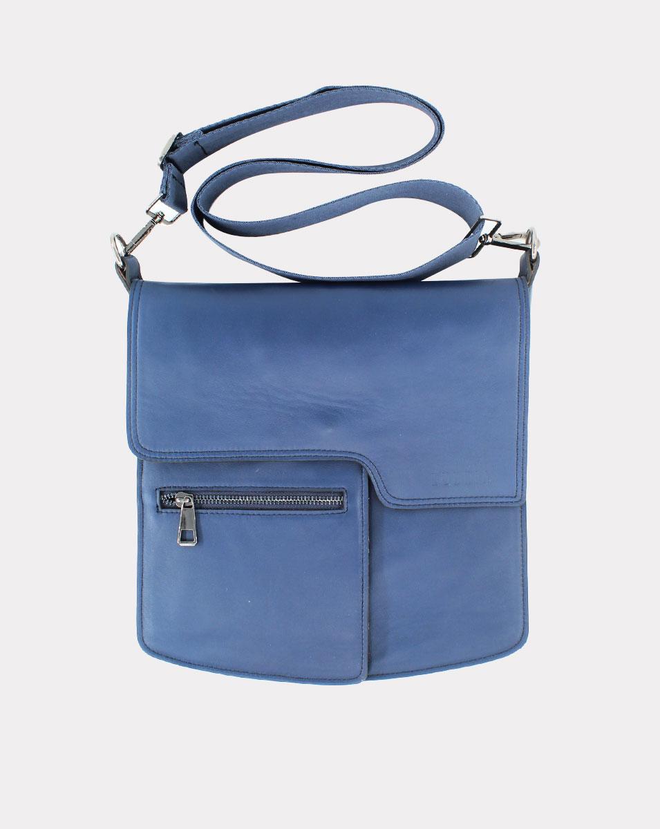 CubeBag Unisex Postacı Çantası Mavi