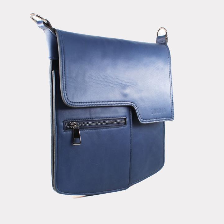 CubeBag Unisex Postacı Çantası Mavi