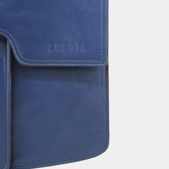 CubeBag Unisex Postacı Çantası Mavi