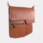 CubeBag Unisex Postacı Çantası Taba