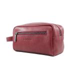 HandBag Bordo Deri Erkek Traşlık Çantası