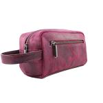 HandBag Bordo Süet Erkek Traşlık Çantası