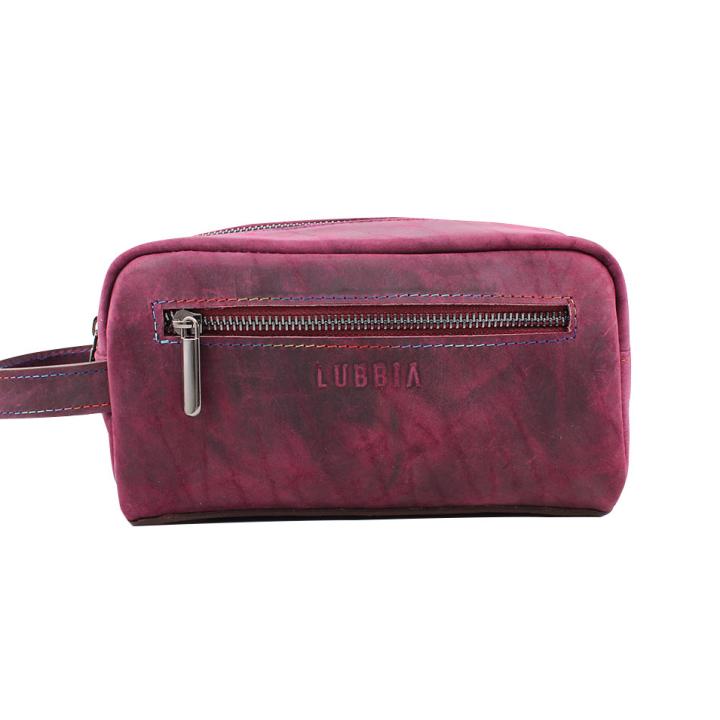 HandBag Bordo Süet Erkek Traşlık Çantası