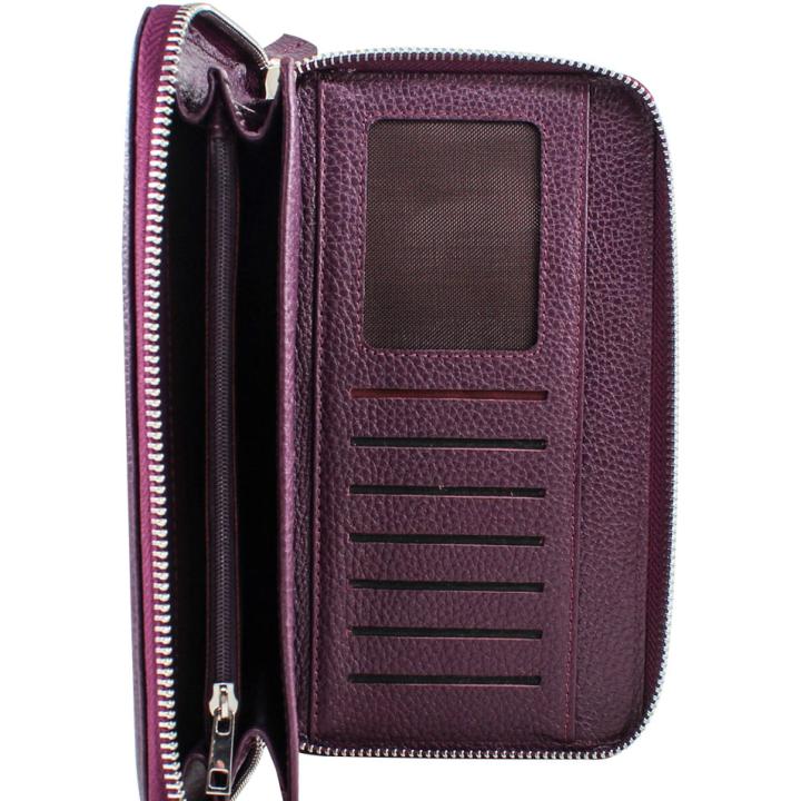 Unisex Deri Cüzdan - Kod : 784 - Mor