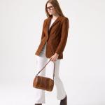 Luena Kadın Süet Blazer Ceket - Tarçın